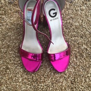 G by Guess Hot pink 4 inch heels